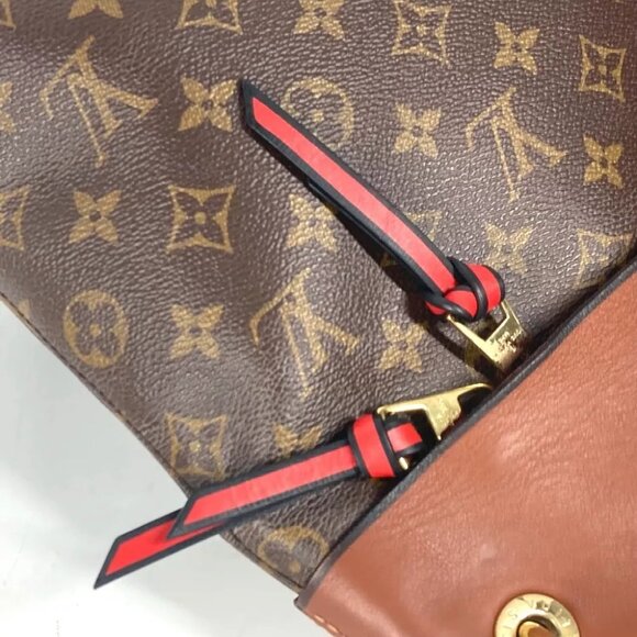LOUIS VUITTON M43157 Monogram Tuile Reevess Shoulder 2WAY Bag Hand Bag Brown - Picture 8 of 16